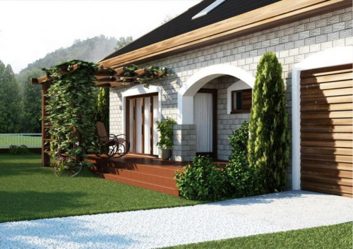 Камень фасадный Cerrad Stone Cappucino 7337 14,8х30